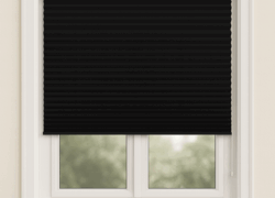 Штора плиссе 135×170 черная